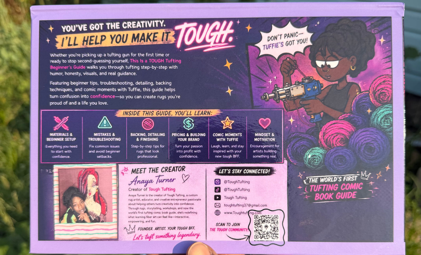 This is a TOUGH TUFTING Beginners Guide.