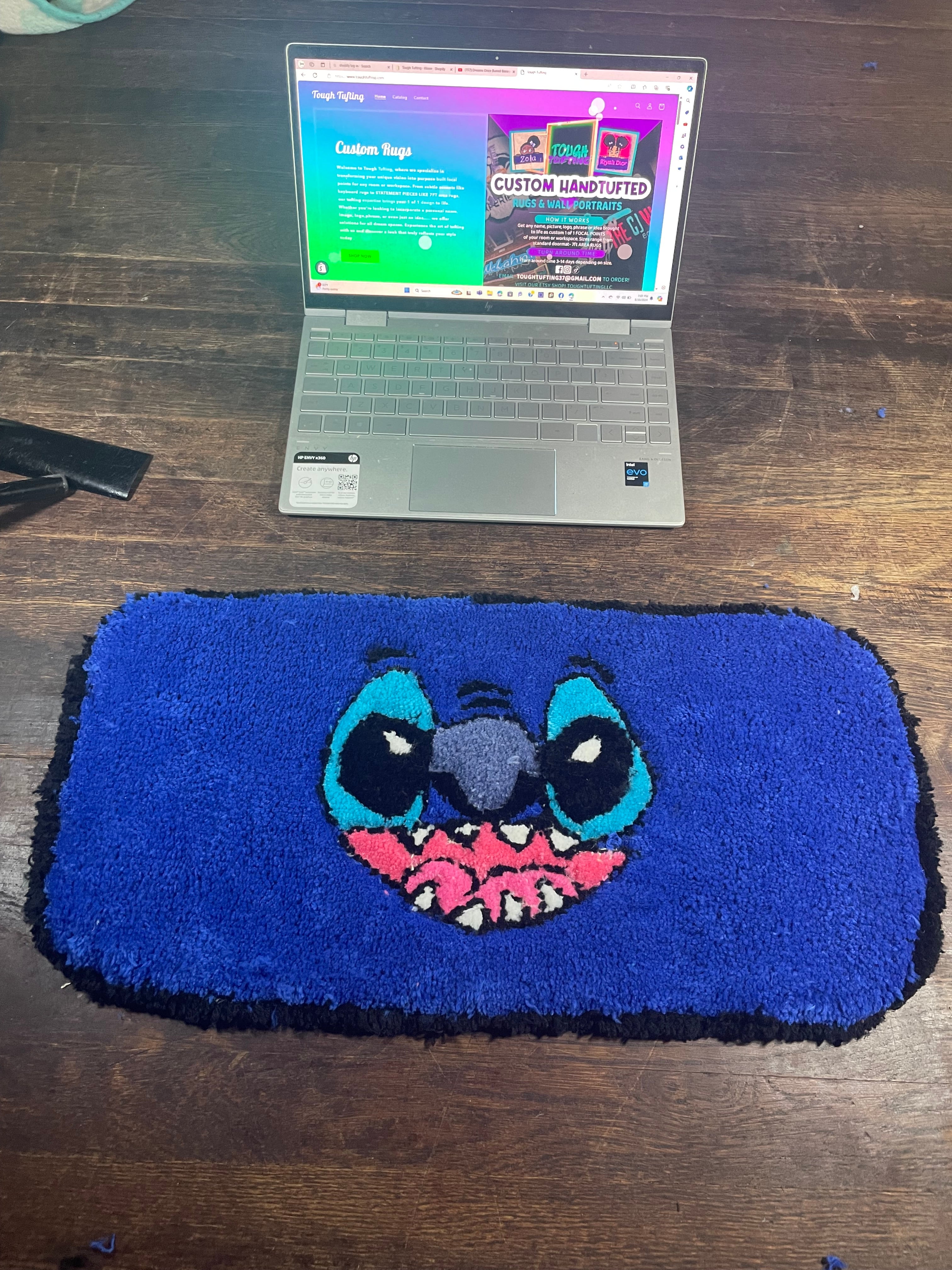 STITCH MINI RUG – Tough Tufting